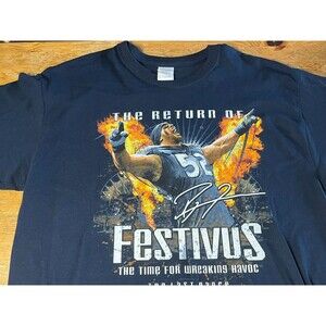 Ray Lewis Baltimore Ravens T-Shirt The Return Of Festivus Super Bowl XLVII
